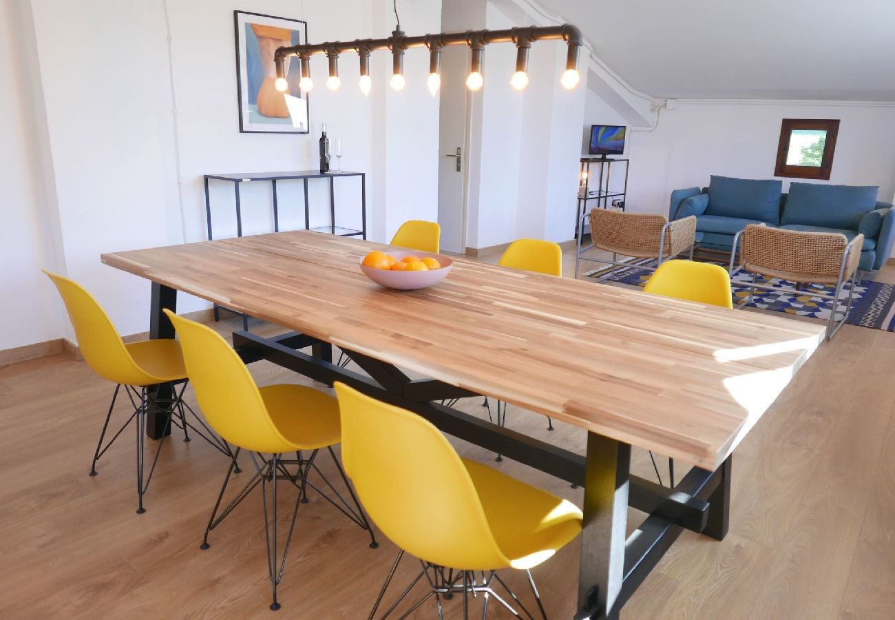 Ferienwohnung in Montagut i Oix - Can Blanc de Montagut, Dalt