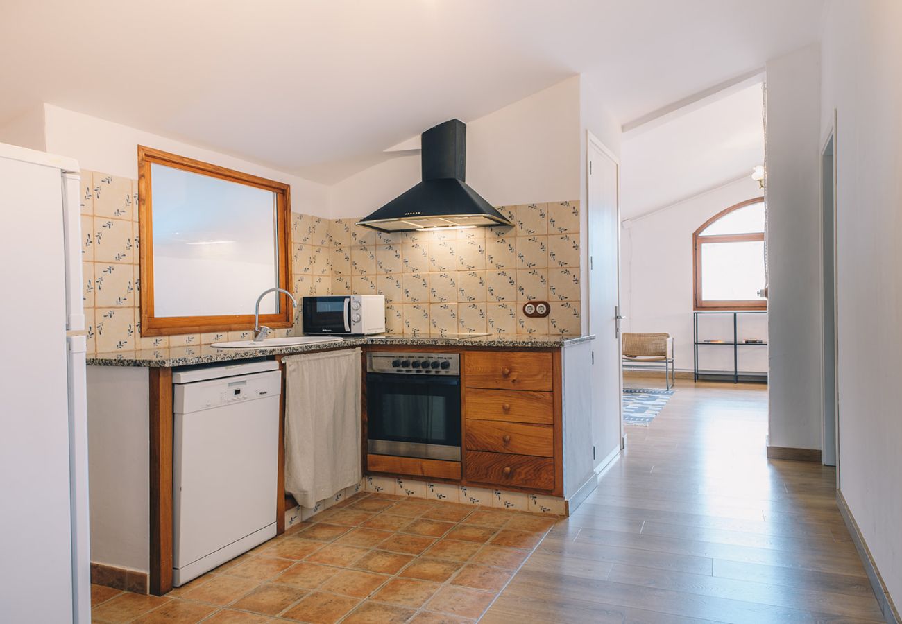 Apartamento en Montagut i Oix - Can Blanc de Montagut, Dalt